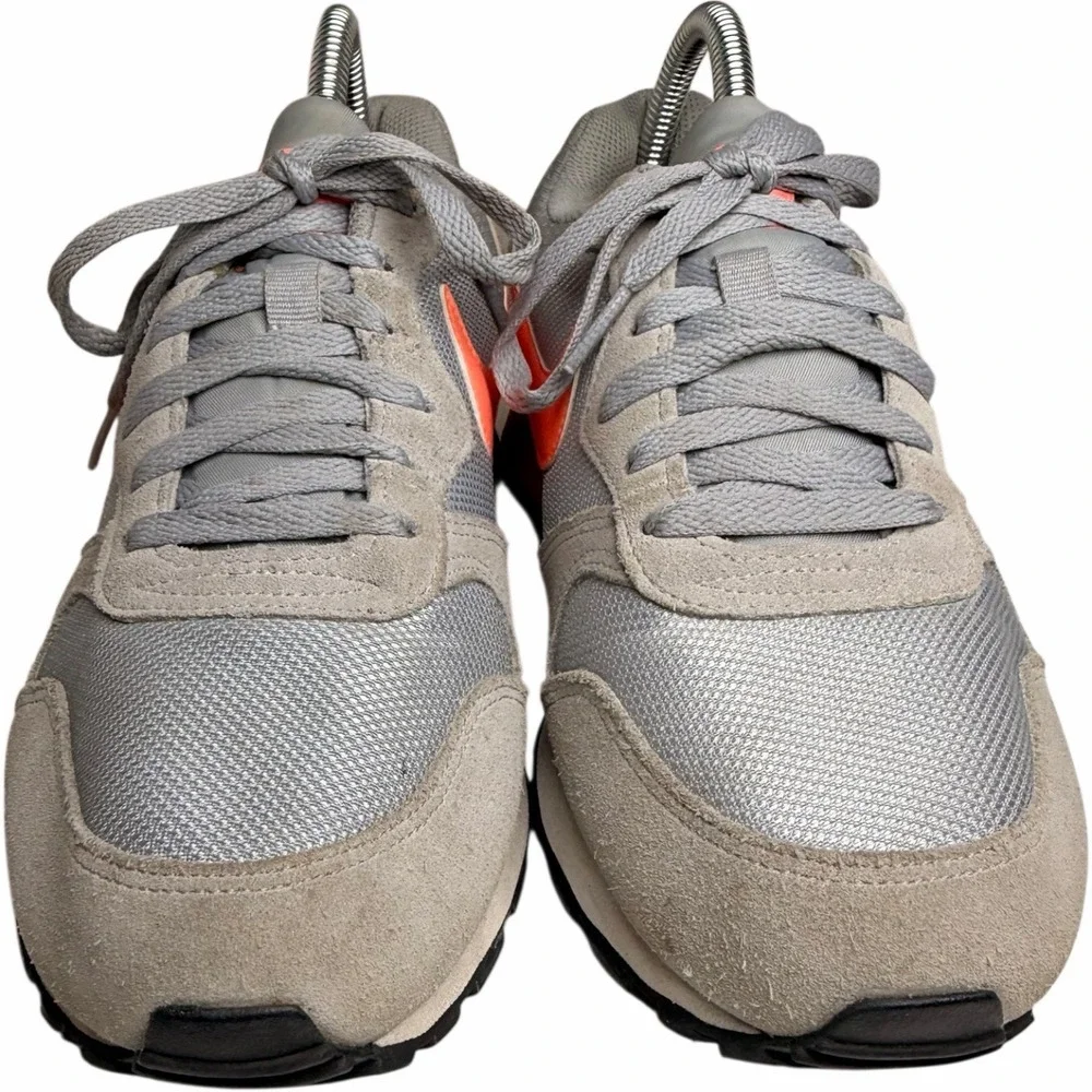Nike‎ MD Runner 2 Womens 9 Gray Mango Peach Waffle Sole Sneakers Retro Running